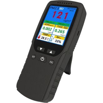 OEM Monitor De Calidad Del Aire Interior, Probador De Calidad Del Aire 8 En 1, Detector De Hcho, Medidor De Temperatura, Contador De Part&iacute;culas, Detector 