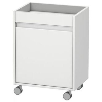 Duravit Duravit - Recipiente Rodante Ketho 2530, 1 Puerta De Madera, Con
