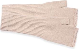 Celtic & Co. British Supersoft Wrist Warmers in Oatmeal at Nordstrom