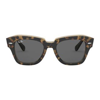 Ray-Ban State Street Zonnebril - Dames - Accessoires - Bruin - Maat: 52 MM