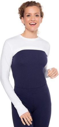 Coolibar Womens Luna Pullover Shrug, UPF 50+ Sun Protection in White at Nordstrom, Size Medium