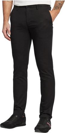 Tommy Hilfiger Bleecker 1985 Pima C - Heren - Slim Fit Broeken - Zwart - W38 L32 - Katoen - Broeken