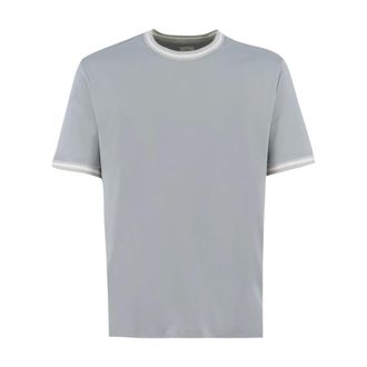 Eleventy Heren, Tops, Grijs, Maat: 2XL Katoen