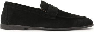 Kazar Comfortabele zwarte su&egrave;de loafers - Heren - Loafers - Zwart - 42 EU - Su&egrave;de - Schoenen