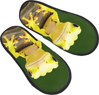 Generic Two Geckos Unisex Slippers Cosy House Slippers Soft Sliders For Winter Indoor Outdoor M