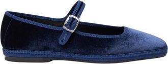 Scarosso Petra Ballerinas - Dames - Ballerinas - Blauw - 39 EU - Schoenen