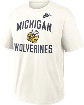 Nike Michigan Legacy Nike Mens College T-Shirt in Brown | 04T611KMWV-ZSA