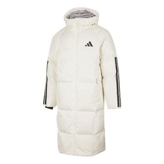 adidas COLD RDY 3S LONG DOWN JACKET Asia Sizing White Black JG3838