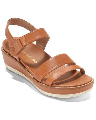 Cole Haan Og Peyton Flatform Leather Wedge Sandal