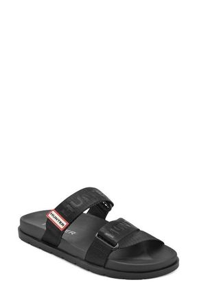 Hunter Rylee Slide Sandal in Black 001 at Nordstrom, Size 6