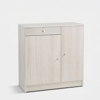 Decorspace Armario Multiusos Ahorraespacio Utility Con 2 Puertas Y 1 Caj&oacute;n - Natural