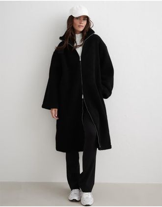 Aim'n cappotto in pile nero