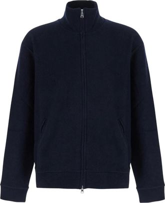 Nn.07 Trui met hoge hals - Heren - Vesten - Blauw - S - Wol - Truien & Vesten