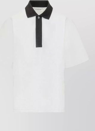 Lanvin knitted cotton polo shirt