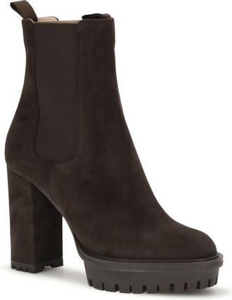 Gianvito Rossi Womens Brown Calf Leather Bos Taurus Ankle Boots