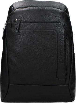 Piquadro Computer- en i Pad-rugzak - Heren - Rugzakken - Zwart - ONE Size - Leer - Tassen