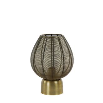 Light & Living L&aacute;mpara De Mesa - Suneko - Bronce - Metal - - Light&living