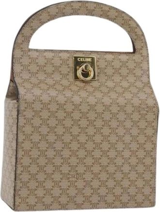 Celine Pre-owned Handbags, female, Beige, Size: ONE SIZE Pre-owned Vintage Plastic Handbag