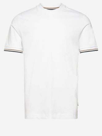 HUGO BOSS Mens T-Shirt Cotton White T-Shirts And Polos