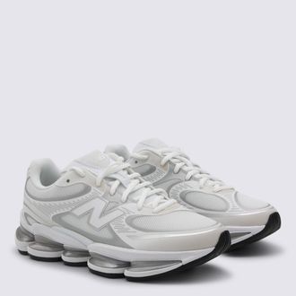 New Balance Cushioned Platform Sneaker - White