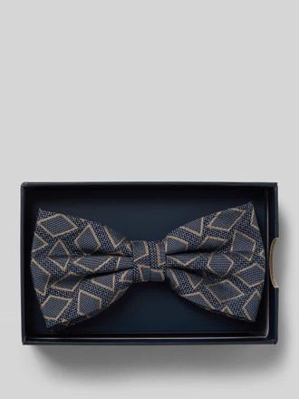 Willen Krawattenfabrik Fliege aus reiner Seide mit verstellbarer Kragenweite in Blau, Gr&ouml;&szlig;e 1