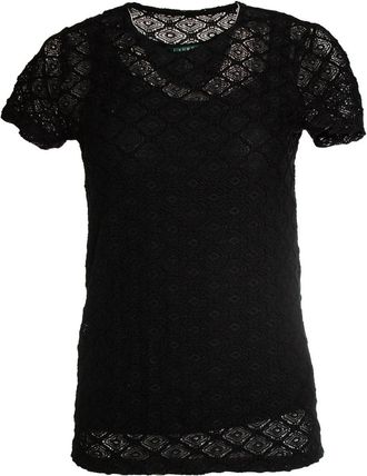 Ralph Lauren black lace top