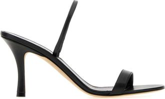 The Row Black Ella Heels