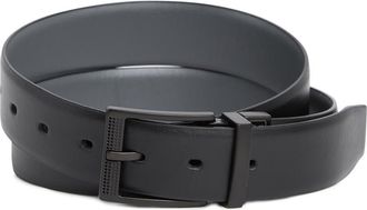 PGA TOUR Reversible Leather Belt in Blk/grey at Nordstrom Rack, Size 30