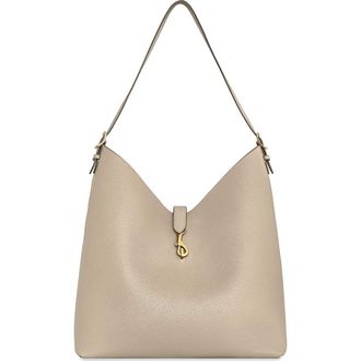 Rebecca Minkoff Megan Leather Hobo Bag in Stone at Nordstrom