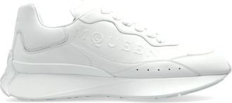 Alexander McQueen Sportschoenen met logo - Heren - Sneakers - Wit - 46 EU - Leer - Schoenen