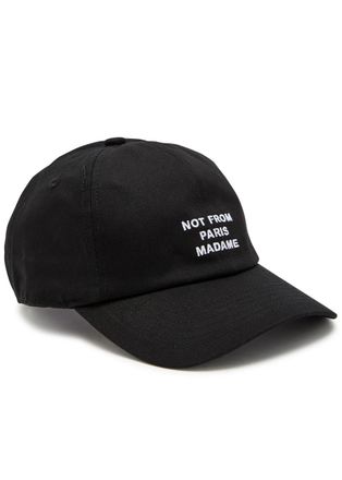Dr&ocirc;le de Monsieur DR&Ocirc;LE DE Monsieur Nfpm Embroidered Cotton cap - Black - One Size