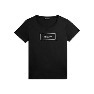 Freddy T-shirt con Logo FREDDY su Grafica Ondulata