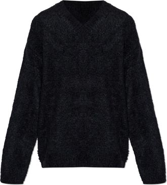 Dolce & Gabbana Jersey Oversize de Lana - Knitwear - Hombre - Negro - S