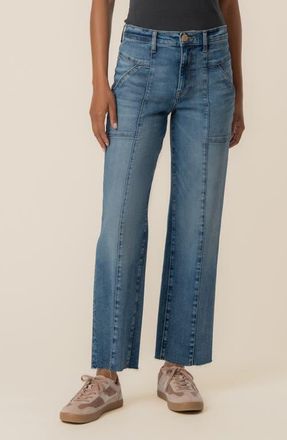 Kut from the Kloth Avery High Waist Straight Leg Jeans in Architect at Nordstrom, Size 14
