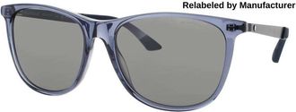 Montblanc Silver Mirror Square Mens Sunglasses MB0330S 003 56