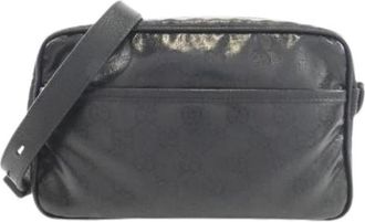 Gucci Pre-owned Cross Body Bags, female, Black, Size: ONE SIZE Pre-owned GG Crystal Shoulder Bag