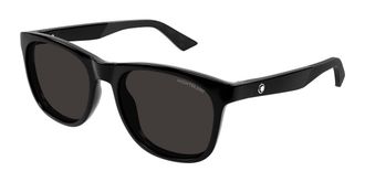 Montblanc MB0400S 001 Mens Sunglasses Black Size 55