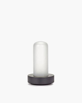 Serax Ann Demeulemeester - L&aacute;mpara de Mesa Negro Blanco Lex