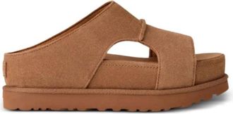 UGG Goldenstar Hi Cutout Slide - Dames - Sandalen - Bruin - 41 EU - Nylon - Schoenen