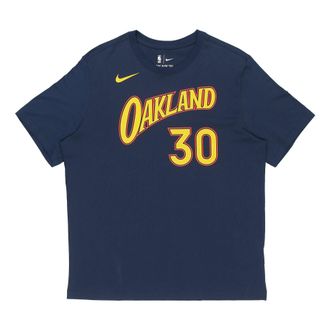 Nike NBA CE Golden State Warriors Curry 30 Retro Basketball Casual Sports Short Sleeve Navy Blue Black CT9426-419