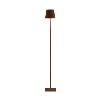 Zafferano L&aacute;mpara pie led corten regulable 122 cm poldina pro l