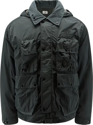 C.P. Company Giacca Heavy Chrome-R Goggle - - Jackets - Uomo - Grigio - M