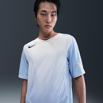 Nike Mens Total 90 Dri-FIT Short-Sleeve Soccer Jersey in Blue | HV1178-468