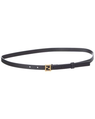 Fendi Fendi Ff Leather Belt