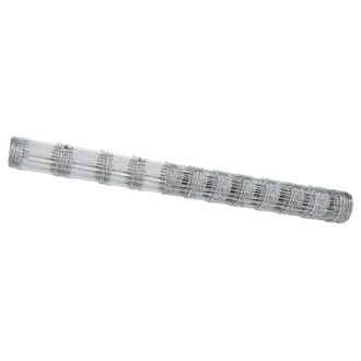 Berkfield Home Field Fence 1.4x25 m Galvanised Steel in Silver