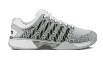 K-Swiss Mens Hypercourt Express Tennis Shoe In Glacier Gray/white/silver