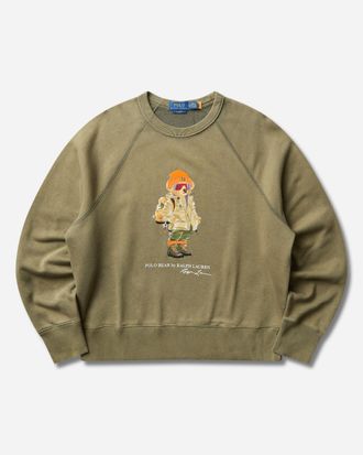 Polo Ralph Lauren Men s Polo Bear Fleece Sweatshirt Cruise Olive