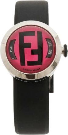 Fendi Pre-owned Watches, female, Pink, Size: ONE SIZE Pre-owned Stainless Steel watches