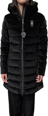 Blauer Velly Long - Dames - Mantels - Zwart - Maat: L Leer