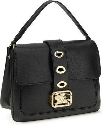 Burberry Womens Lamb Leather Shoulder Bag Black